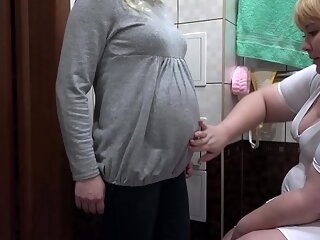 A nurse makes for a pregnant milf milky enema involving hairy pussy and massages her vagina. Procedures unexpectedly erase involving orgasm. Good-luck piece lesbians.